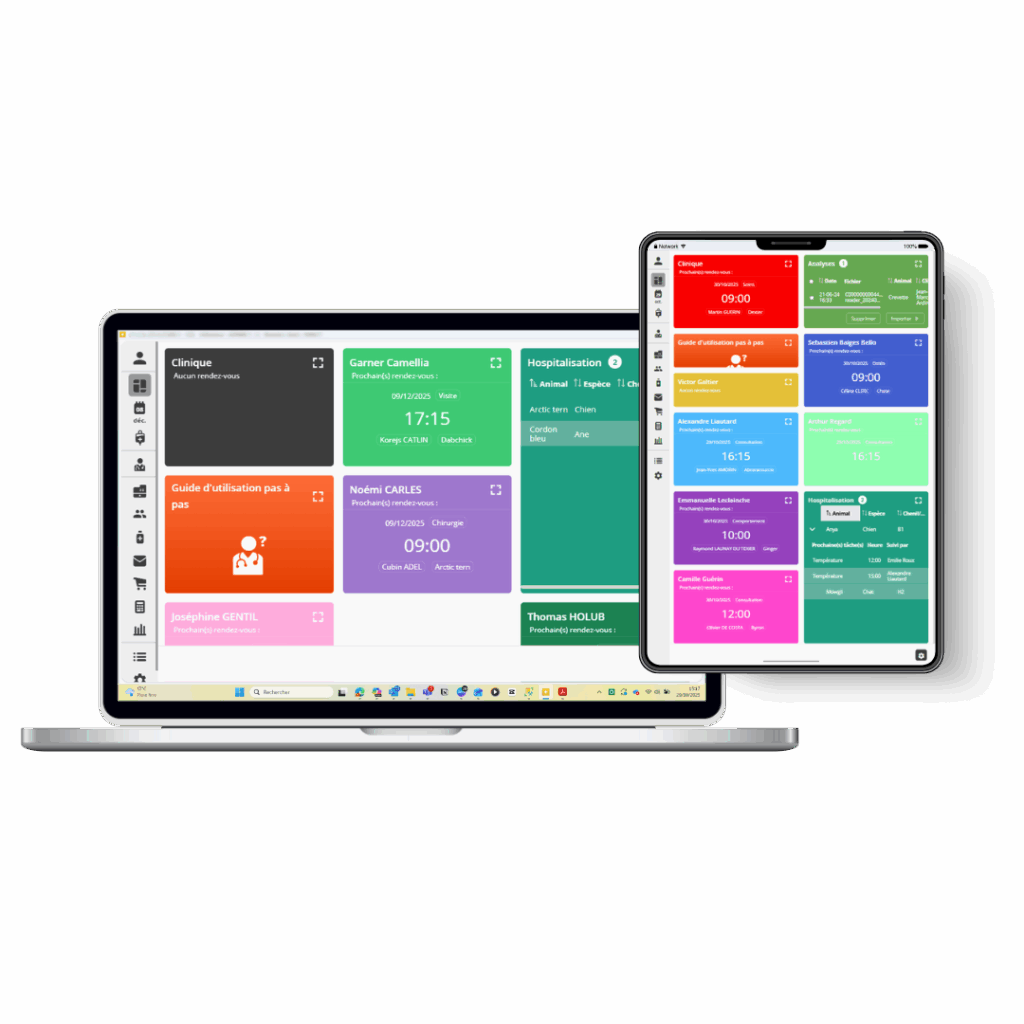 Module "Accueil" de dr.veto Cloud