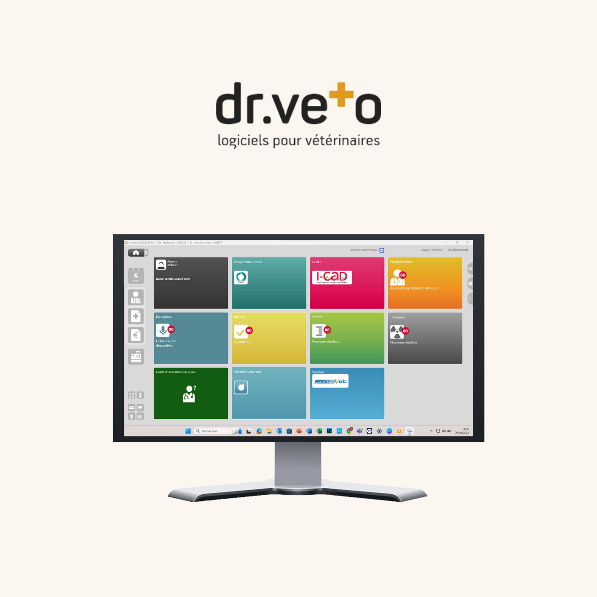 Logiciel DrVeto intuitif et design