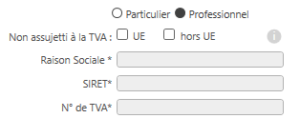 Option dr.veto "Non assujetti à la TVA"
